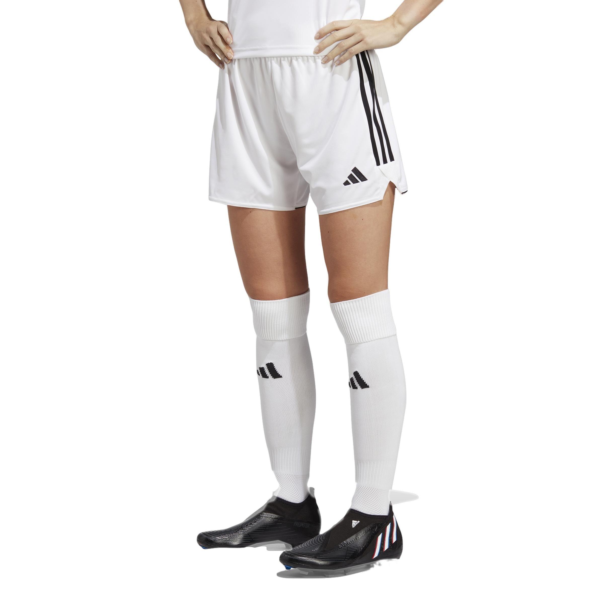 adidas Women's Tiro 23 League Soccer Shorts-White